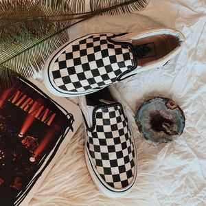 Vans Slip On Checkerboard Skate Shoe
